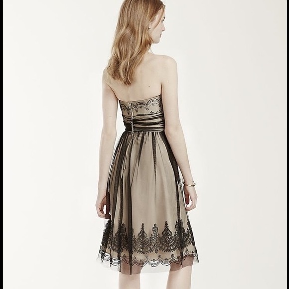 David's Bridal Mesh Beaded Prom Dress 12 Gorgeous Tulle Caviar Embellished - Picture 3 of 15